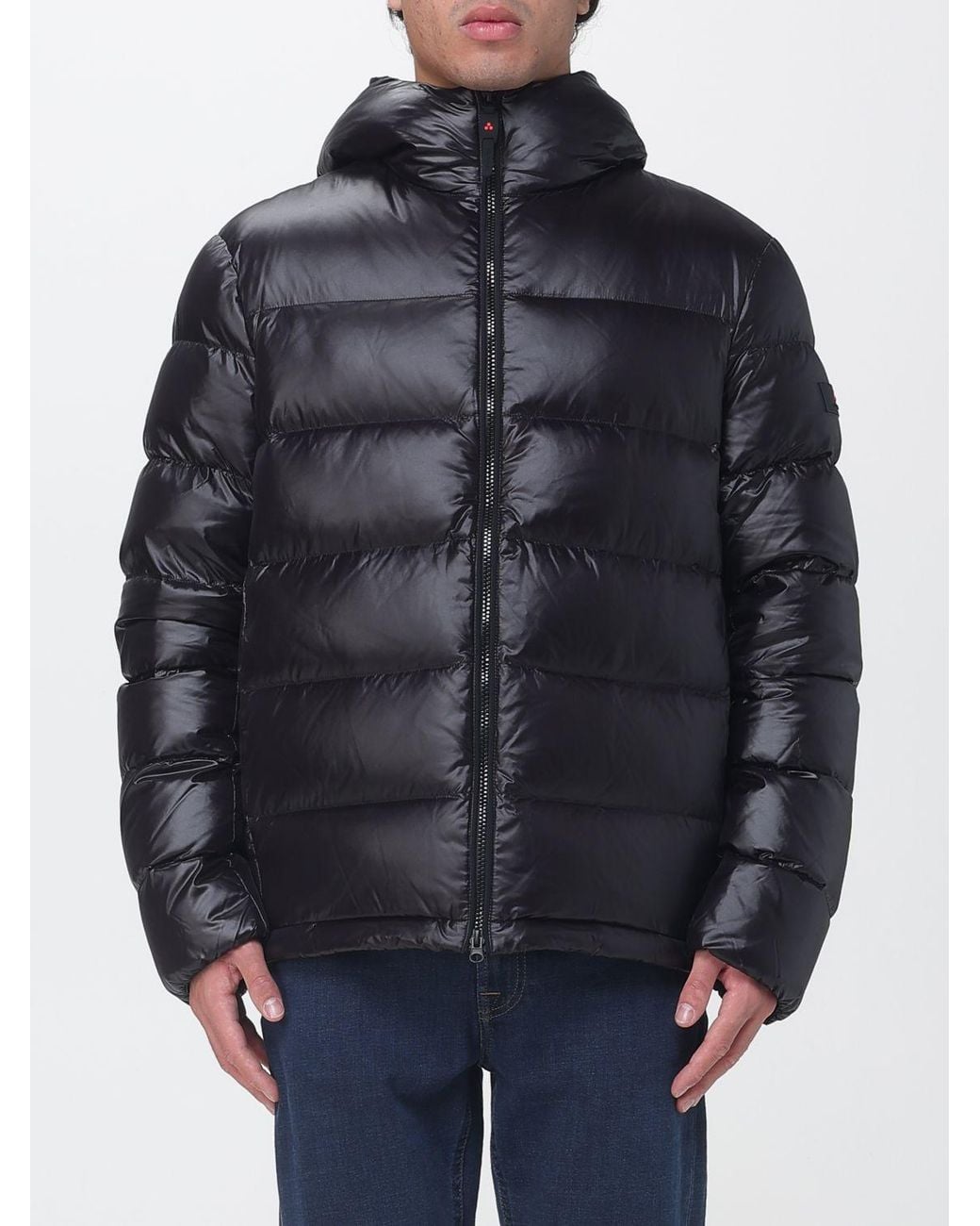 Peuterey Blue Honova Hooded Quilted Down Jacket for men