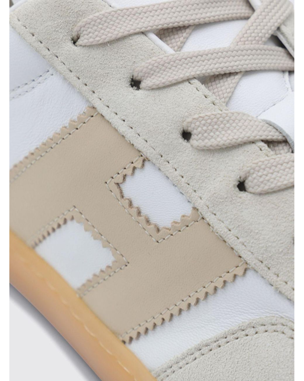 Hogan White Cool Leather Sneakers for men
