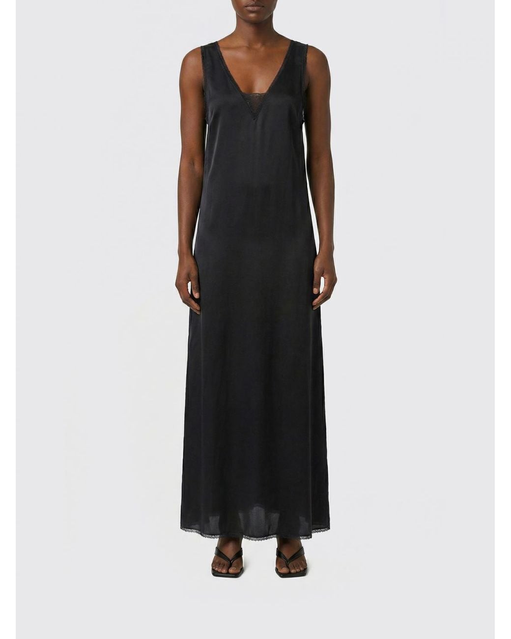 Zadig & Voltaire Black Zadig &Amp Voltaire Renzo Satin Dress