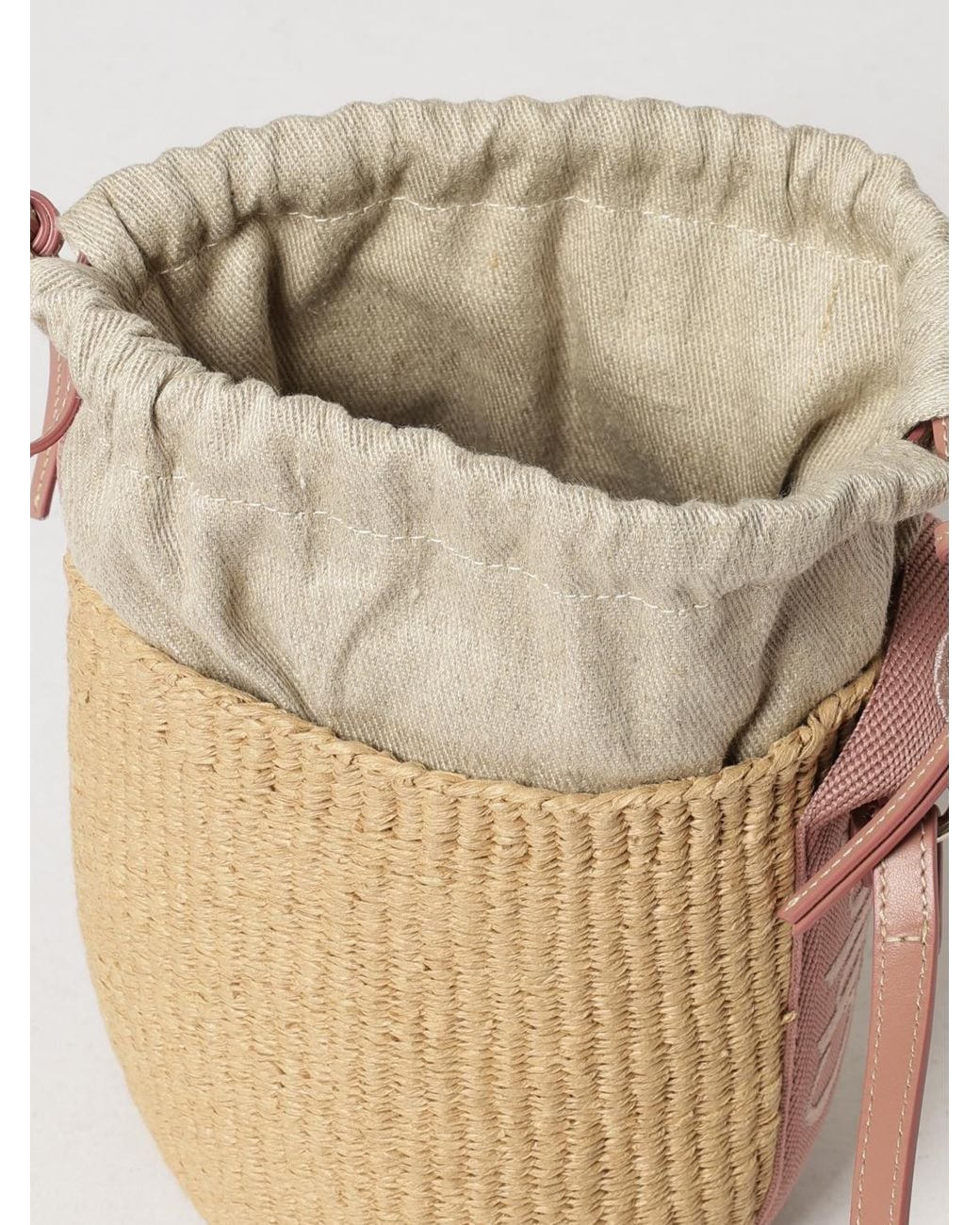 Chloé Natural ChloÉ Woody Mini Bucket Bag