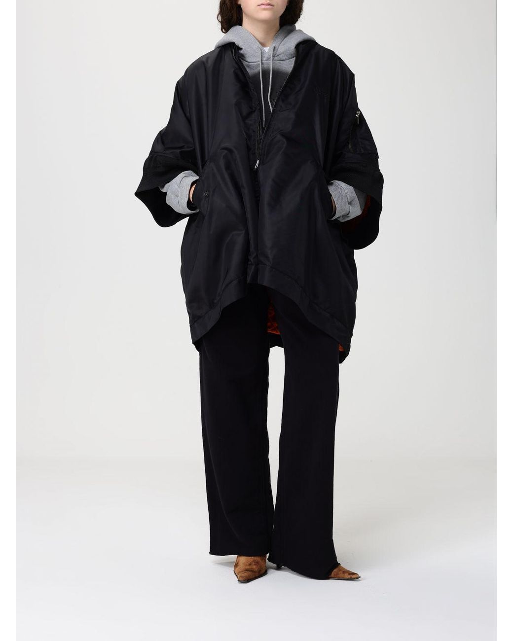 MM6 by Maison Margiela Blue Nylon Cape