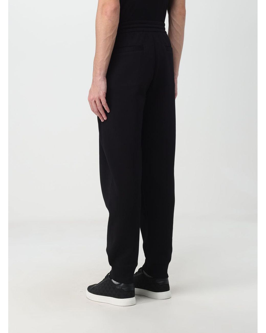 Black armani trousers deals