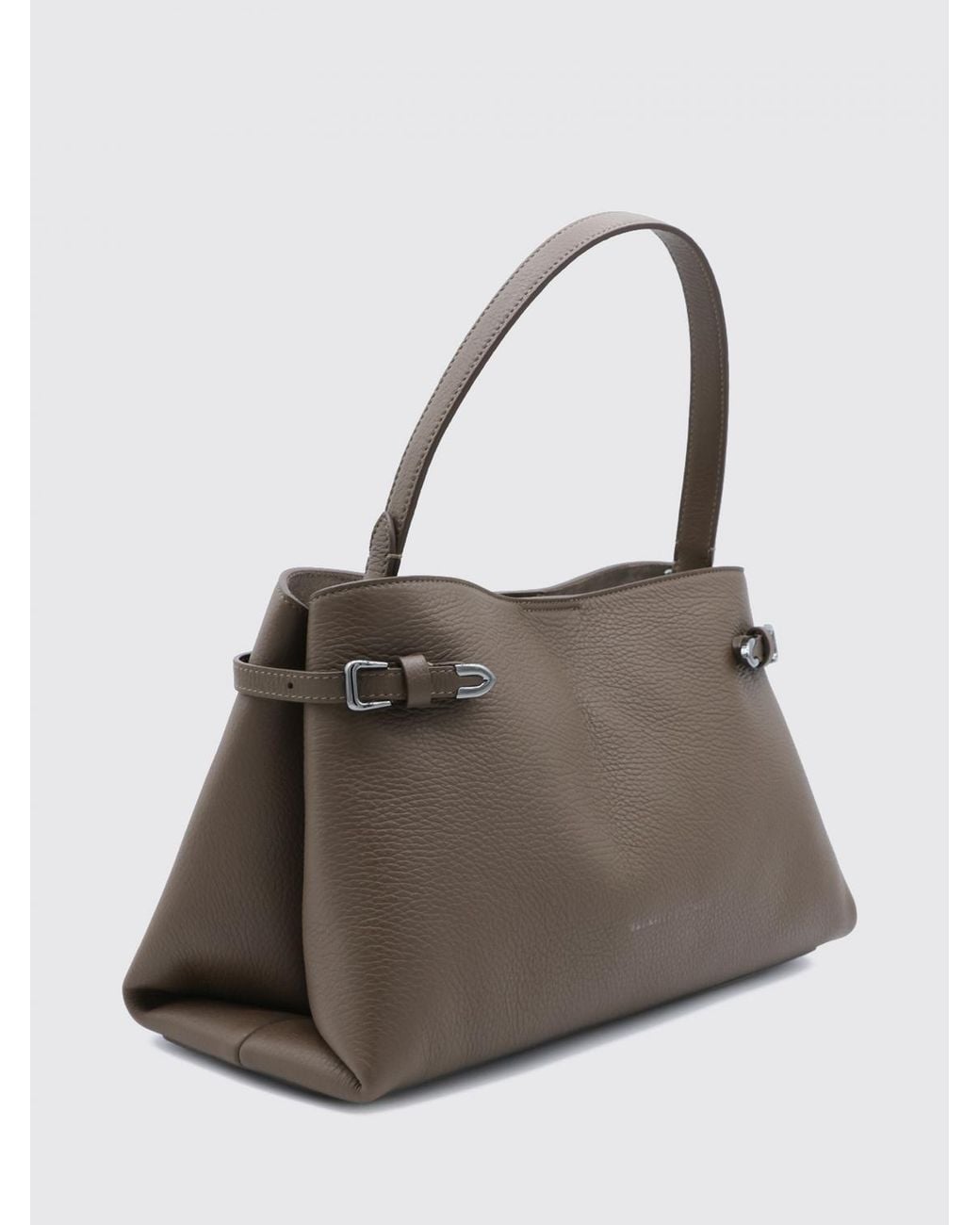 Brunello Cucinelli Multicolor Leather Shoulder Bag With Flat Handle And Magnetic Closure
