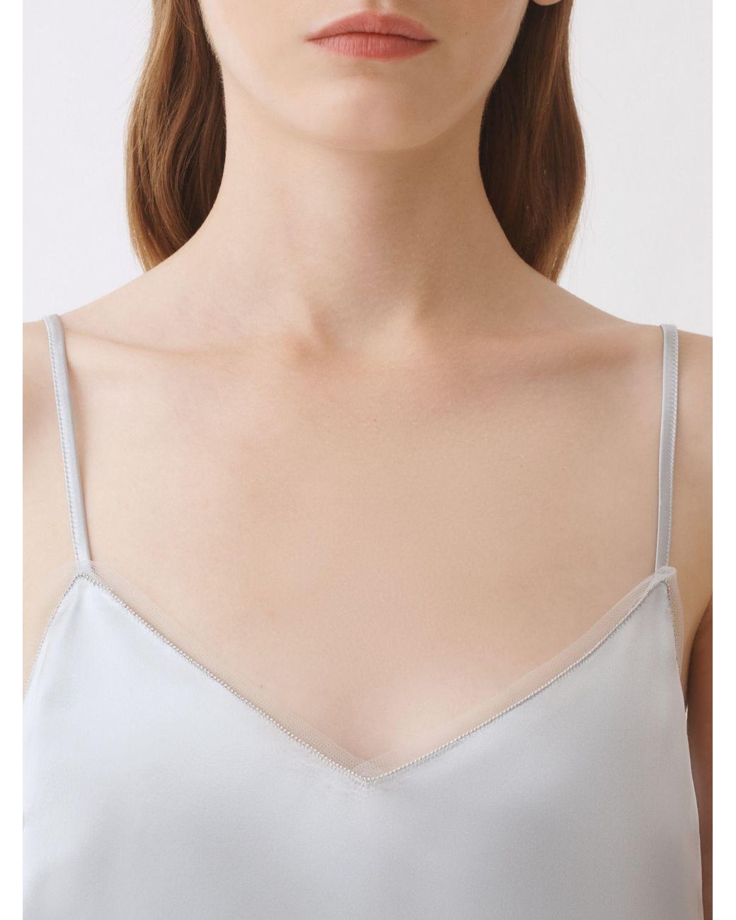 Fabiana Filippi White Basic Viscose Top Magda Butrym