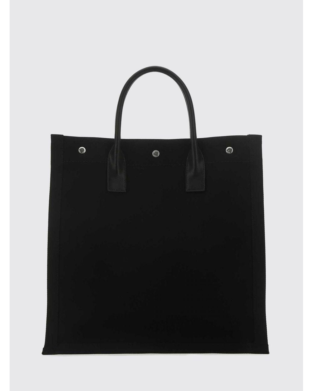 Saint Laurent Black Rive Gauche Large Tote Bag for men