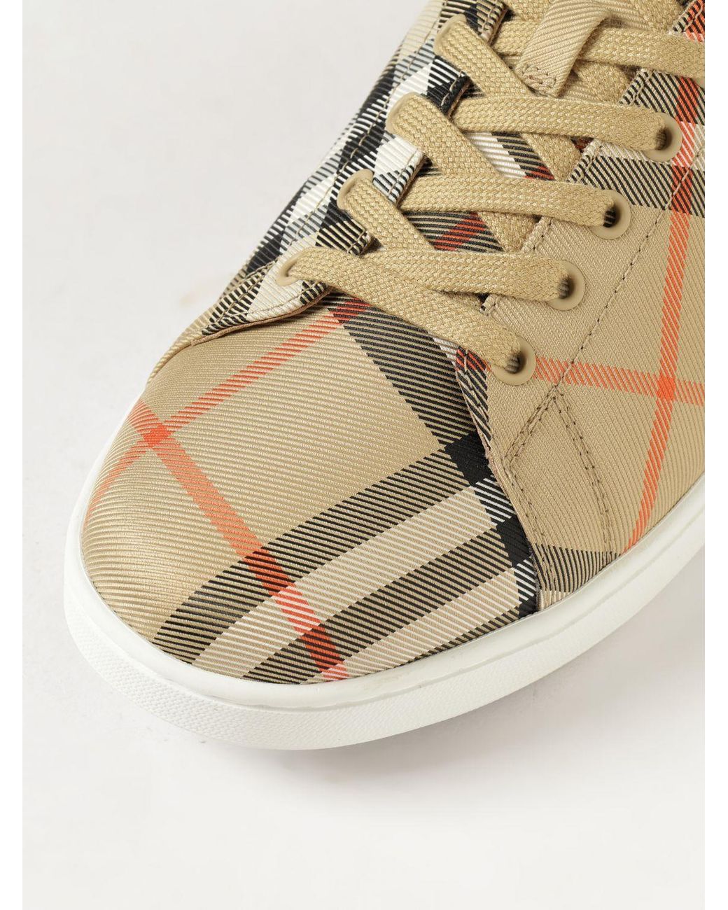 Burberry Natural Low-Top Trainers for men