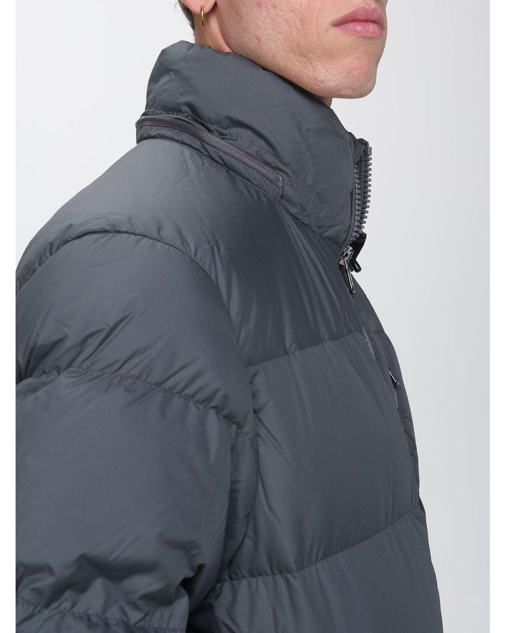 Polo Ralph Lauren Blue Gorham Quilted Nylon Hooded Down Jacket With Pony Logo for men