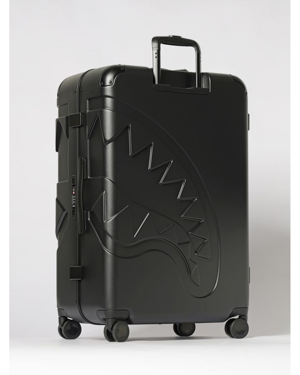 Sprayground Gray Polycarbonate Trolley With Embossed Logo for men