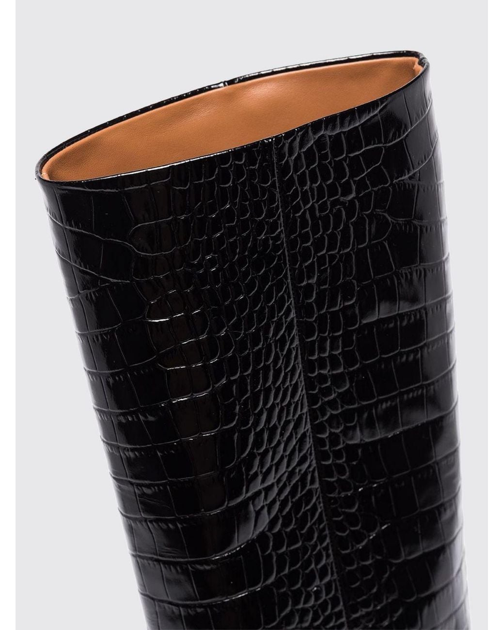 Paris Texas Black Knee-High Boots