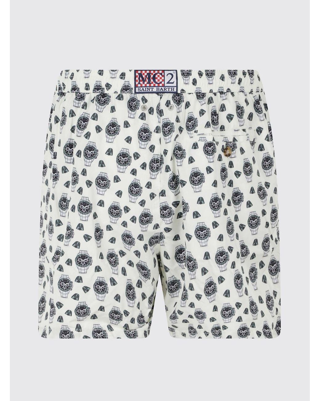 Mc2 Saint Barth Multicolor Printed Boxer Swim Trunks for men