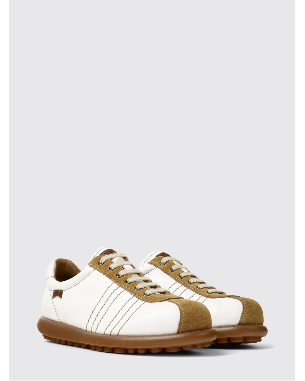 Camper White Pelotas Leather Sneakers