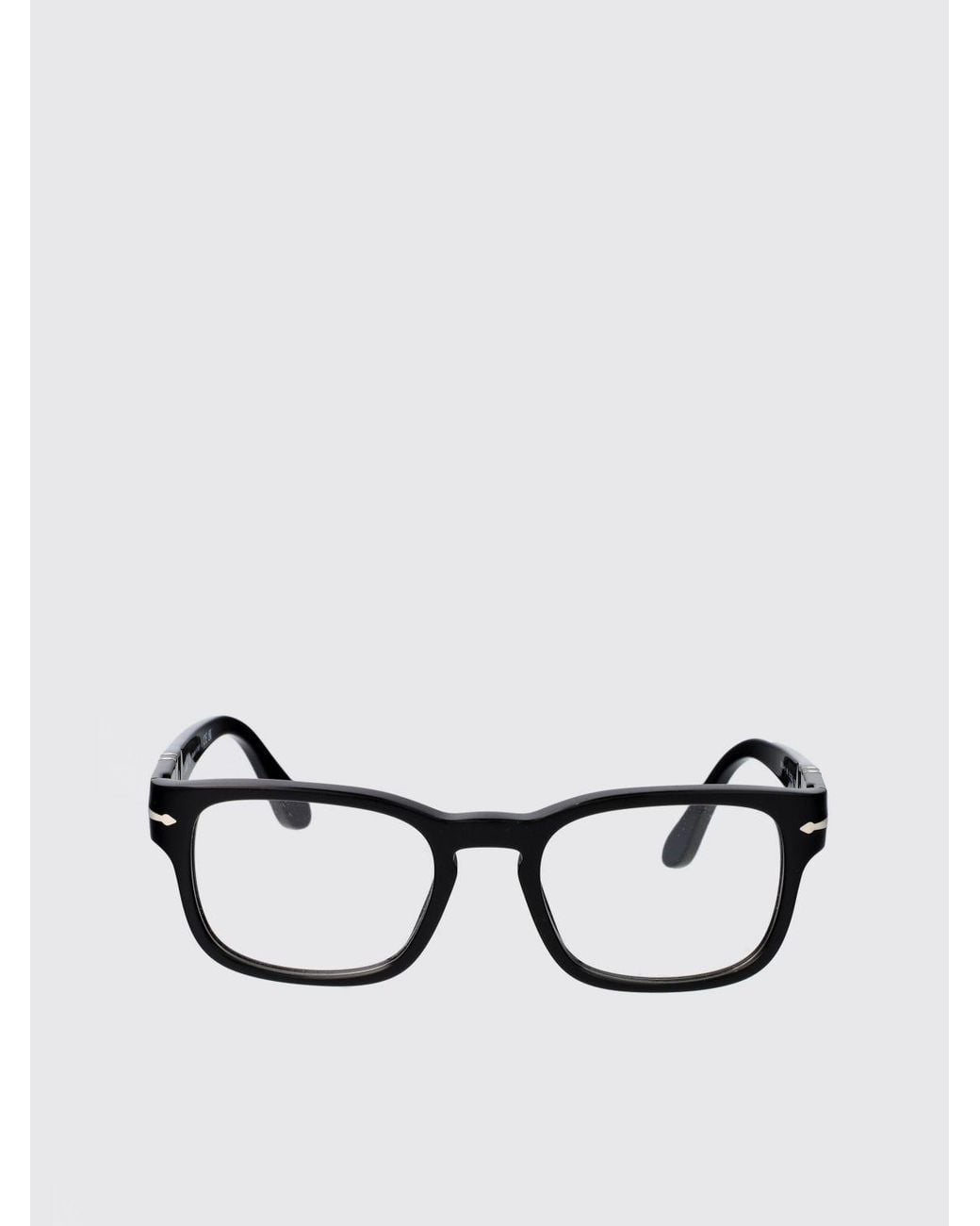 Persol Black Acetate Eyeglasses for men