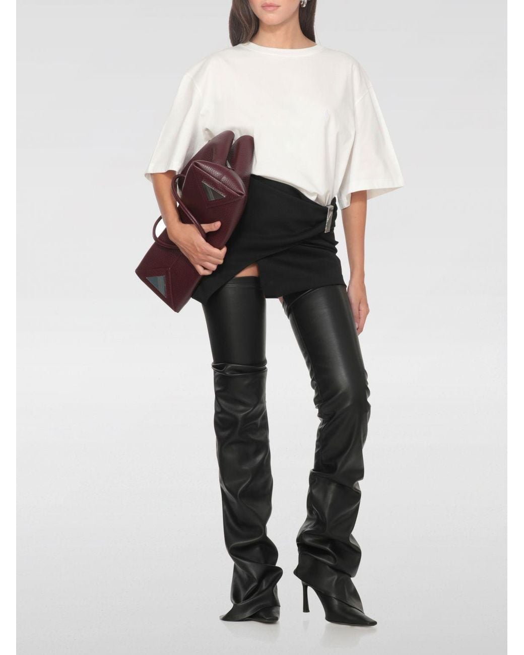 The Attico Black Skirt