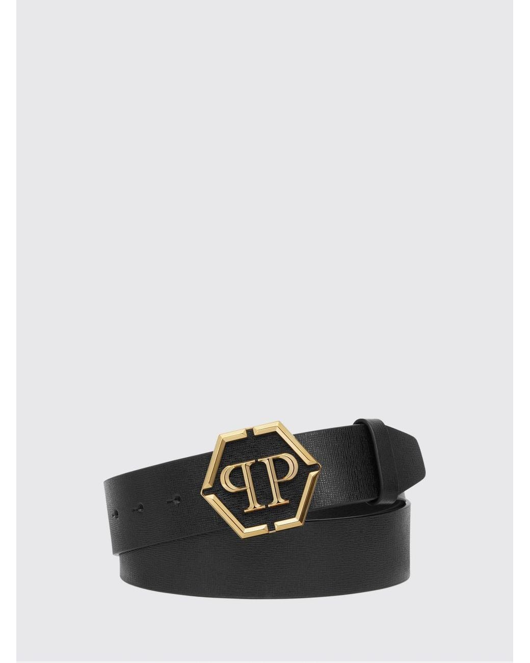 Philipp Plein Gürtel Aus Geprägtem Leder in Black für Herren