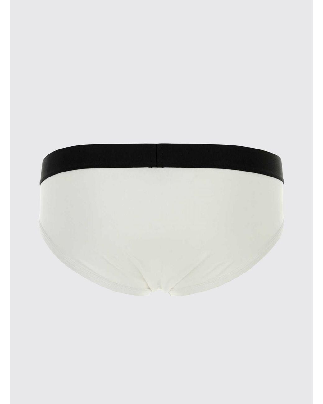 DSquared² White Stretch Cotton Jersey Briefs for men