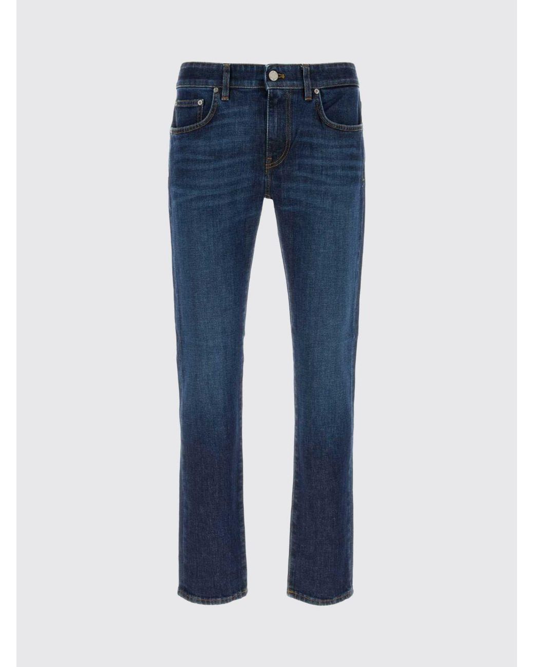 PT Torino Blue Mid-Rise Five-Pocket Skinny Jeans for men