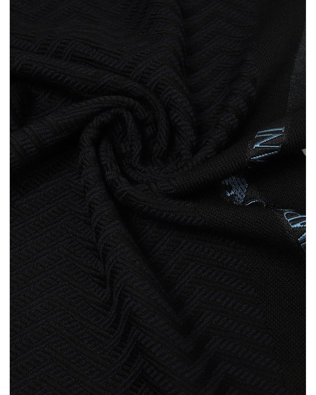 Emporio Armani Black Scarf for men
