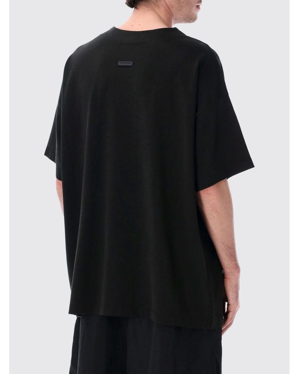 Fear Of God Black Relaxed T-Shirt for men