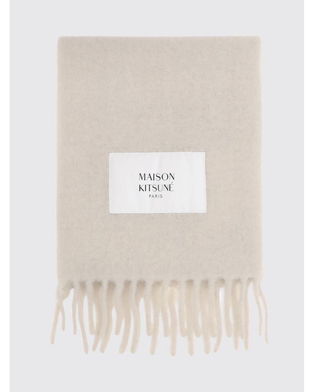 Maison KitsunÉ Sciarpa Uomo di Maison Kitsuné in White da Uomo