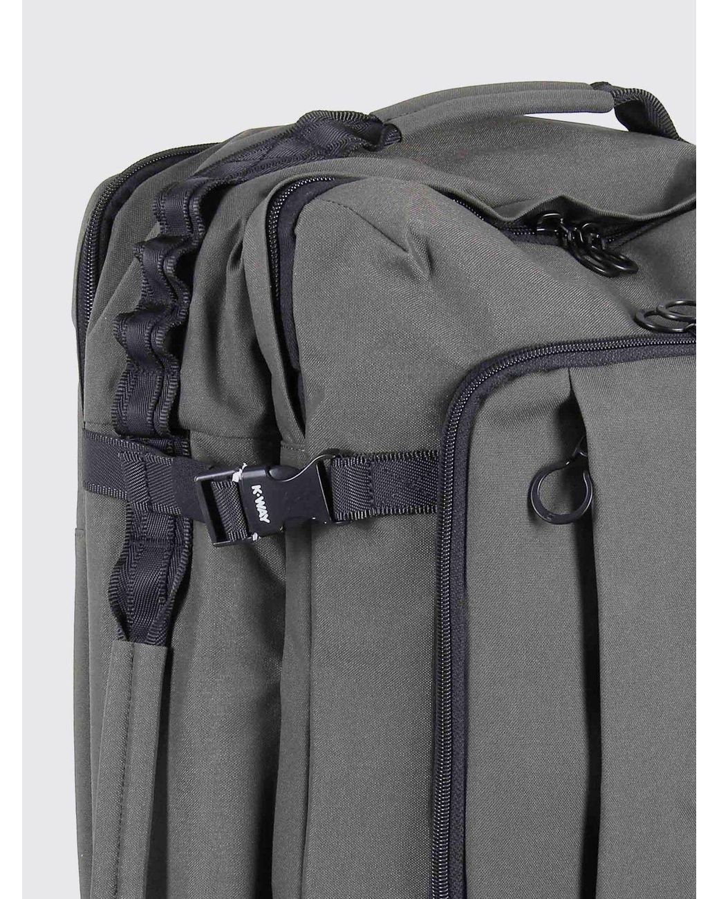 K-Way Gray Salome Ripstop Nylon Bag for men