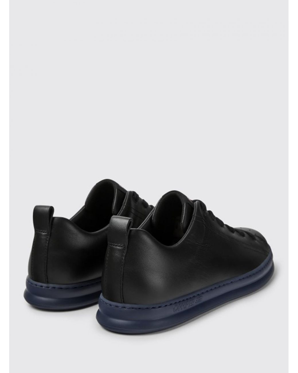 Camper Black Runner Sneakers In Leather for men