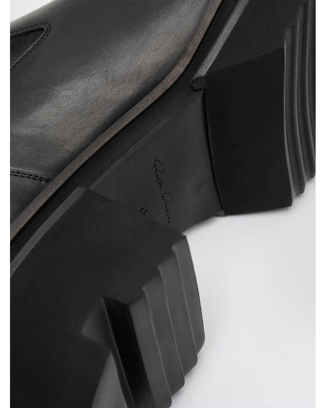 Rick Owens Black Boot for men