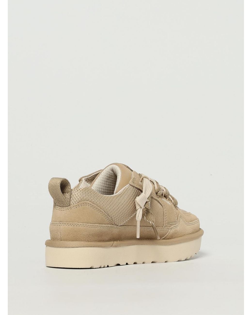 Ugg Natural Lo Lowmel Sneakers Aus Wildleder Und Recyceltem Mesh