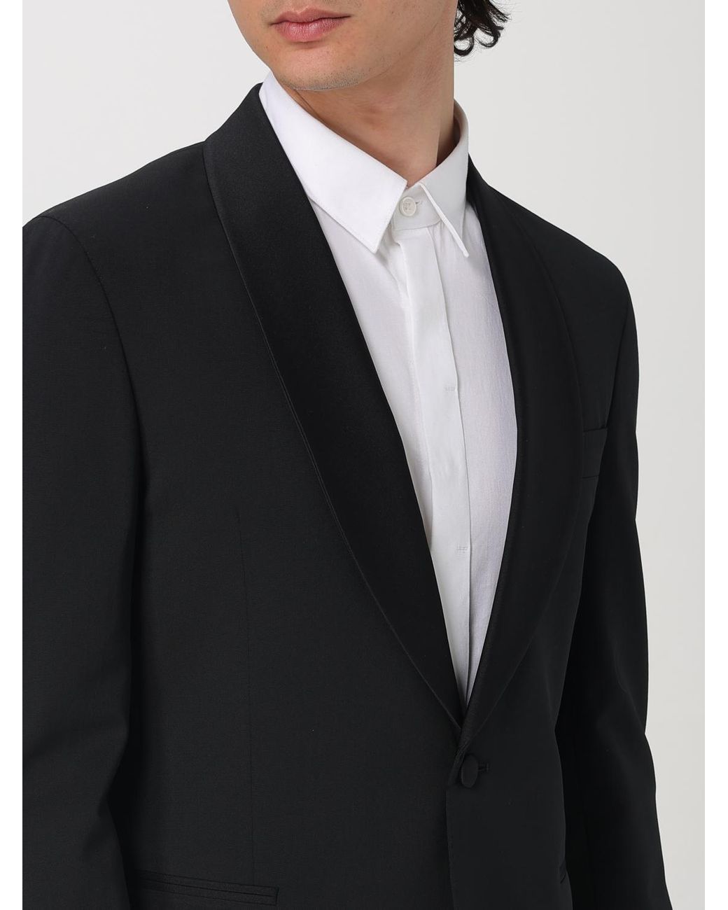 Michael Kors Black Classic Tuxedo Suit Slim Fit for men