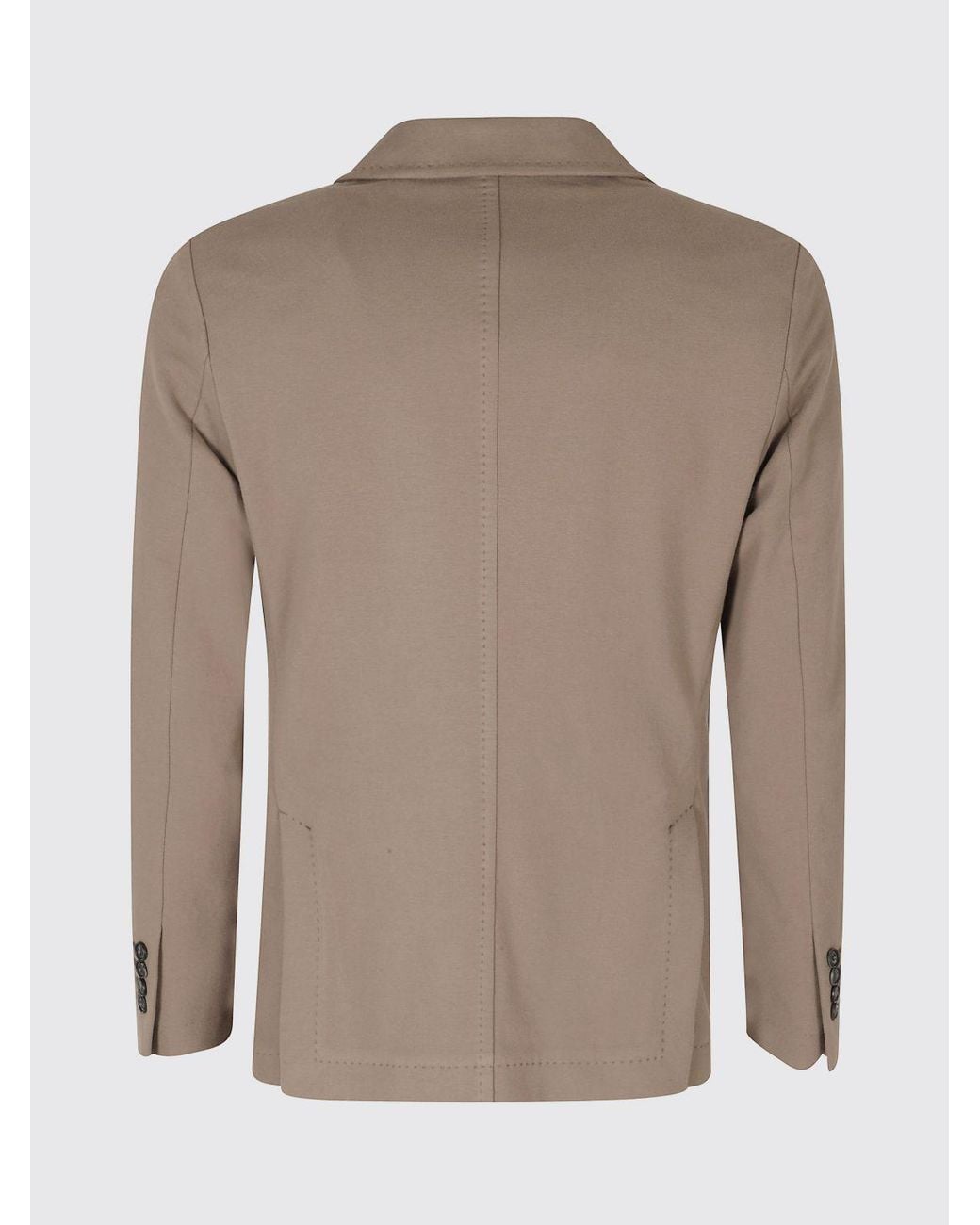 Circolo 1901 Natural Slim Fit Single-Breasted Fine Cashmere Blazer for men