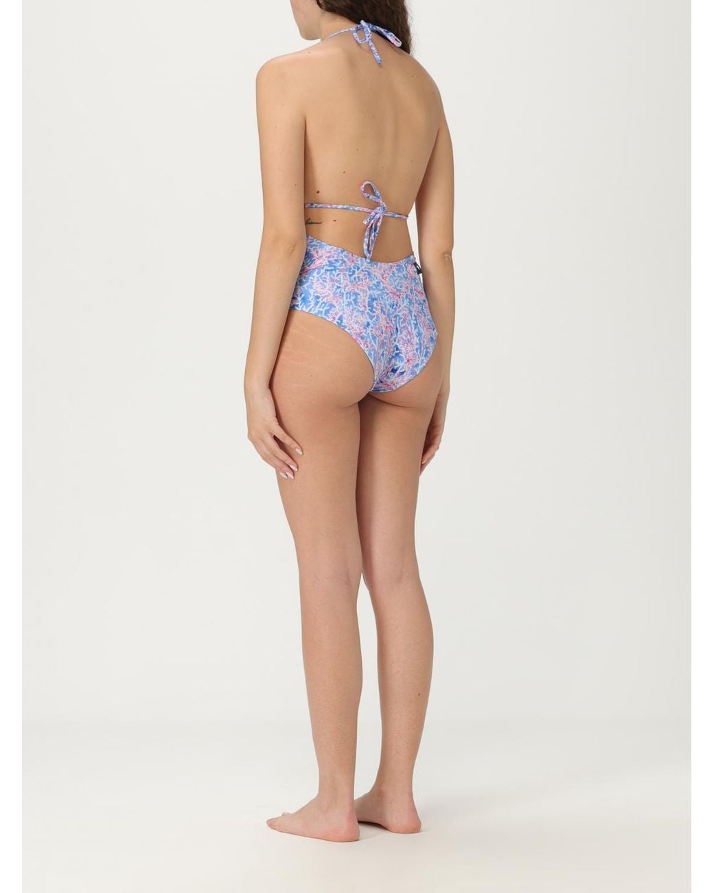 Traje De Baño De Una Pieza Estampado Kampos de color Blue