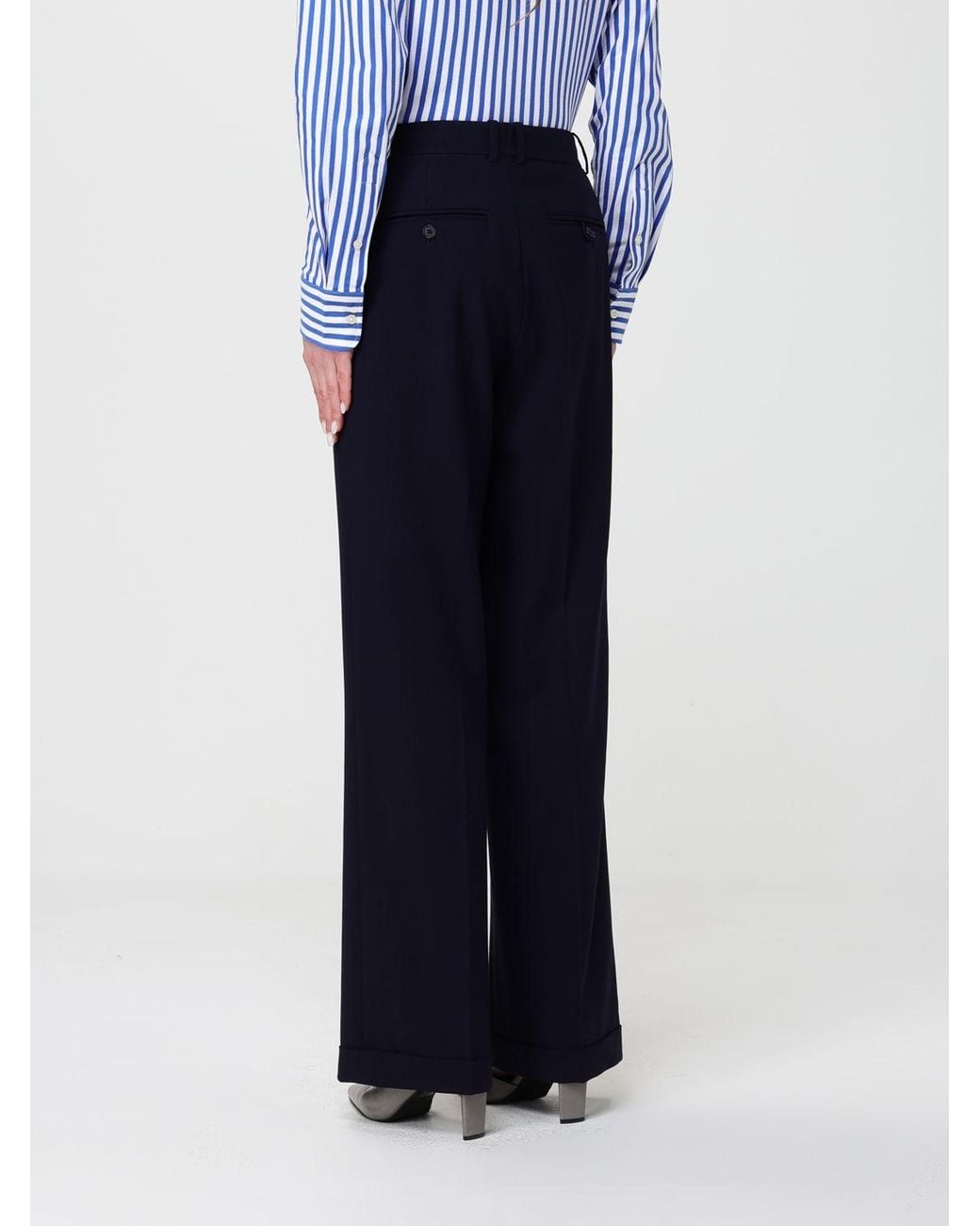 Polo Ralph Lauren Blue Wool Trousers