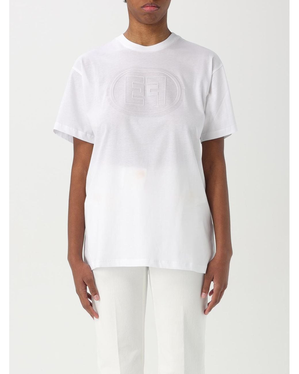 Elisabetta Franchi White Polo Shirt