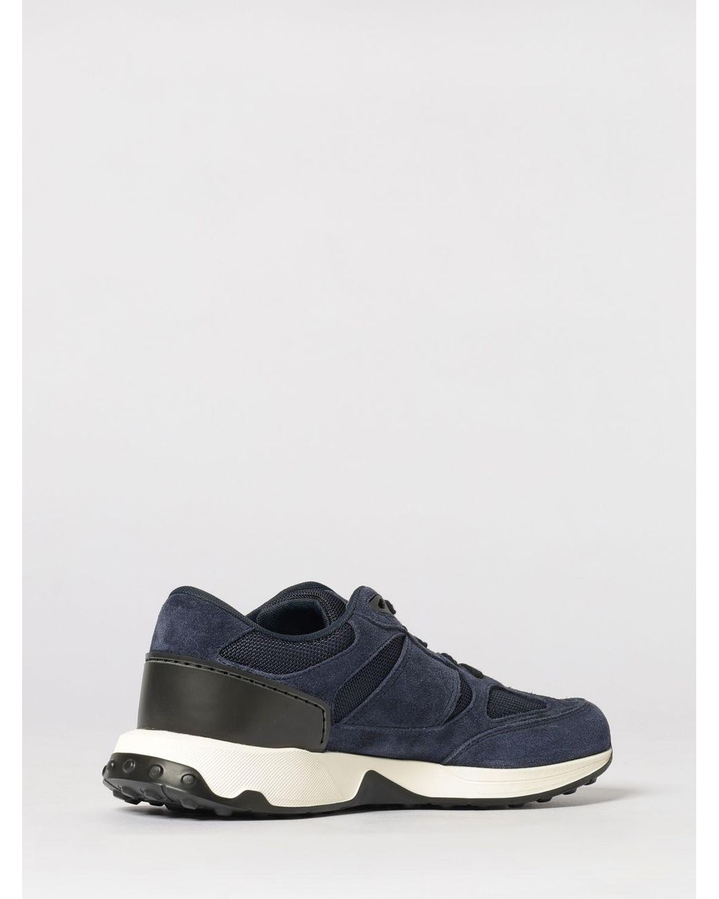 Tod's Blue Suede And Mesh Sneakers for men