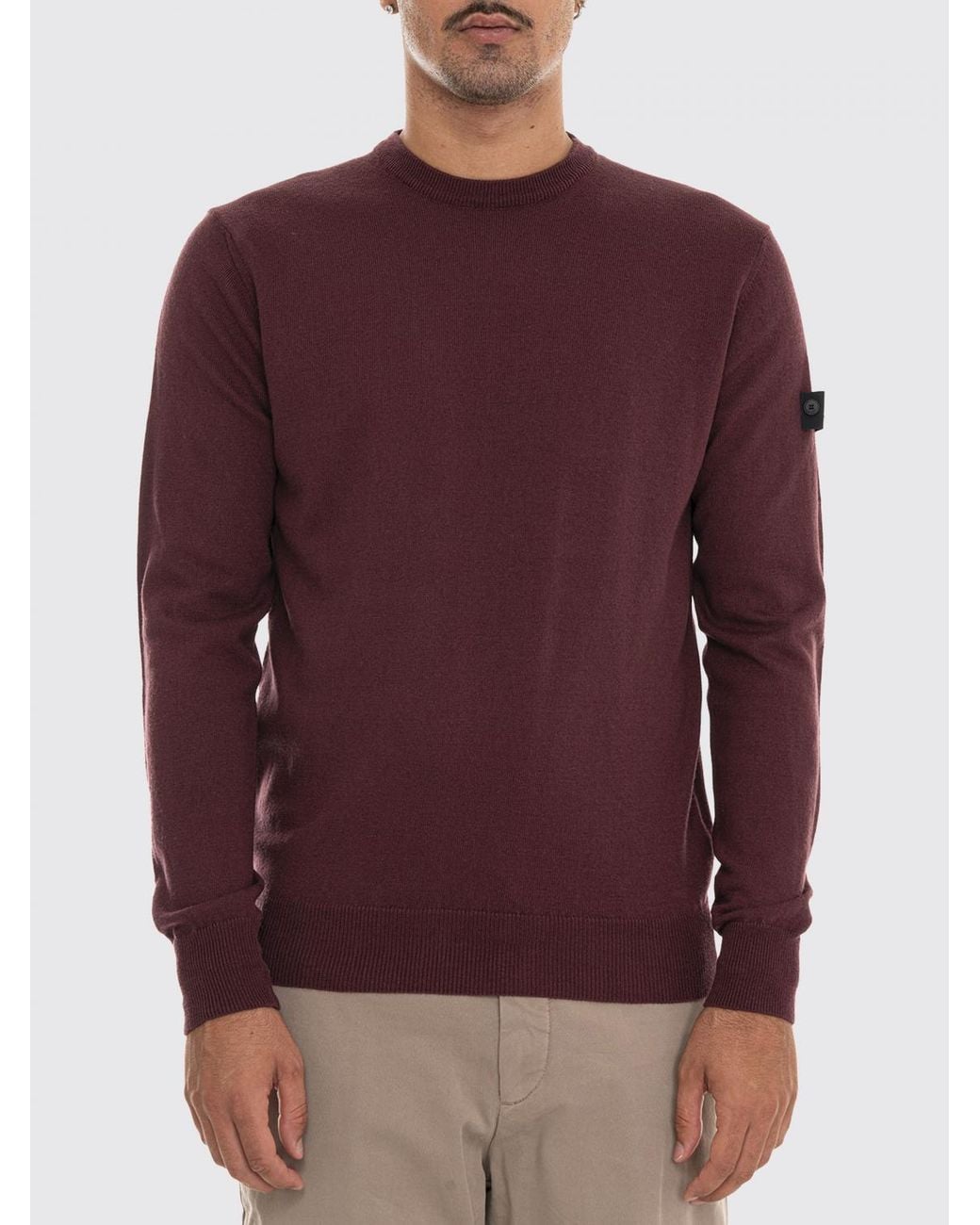 Peuterey Purple Crewneck Jumper for men