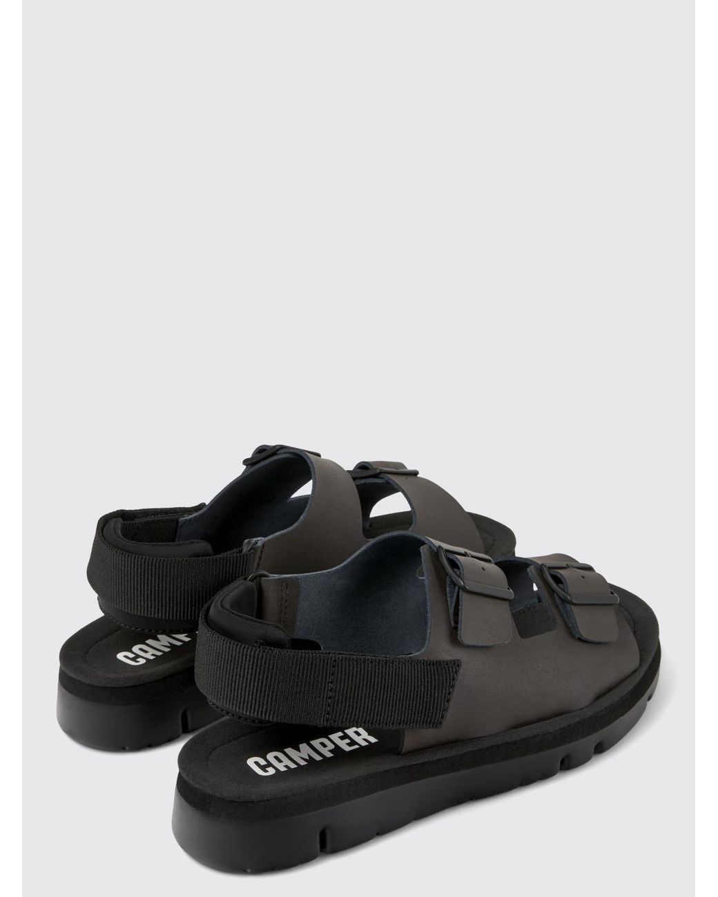 Camper Black Oruga Sandal for men