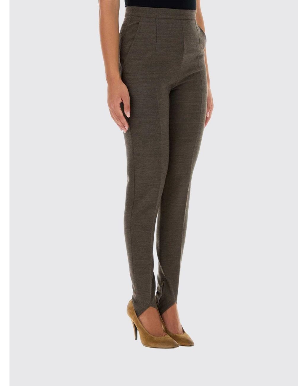 Jil Sander Gray Slim Fit Wool Blend Skinny Trousers