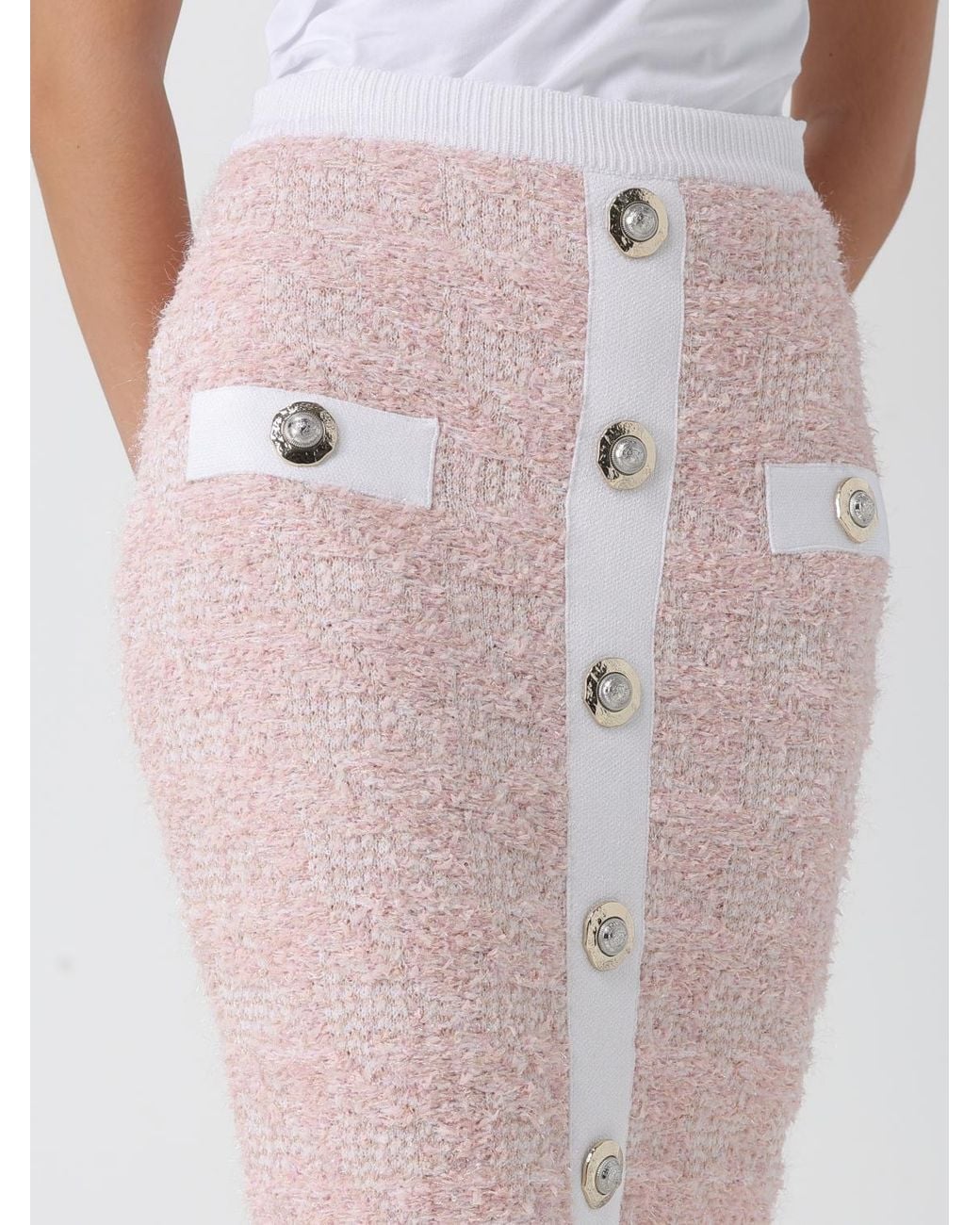 Balmain Pink Skirt