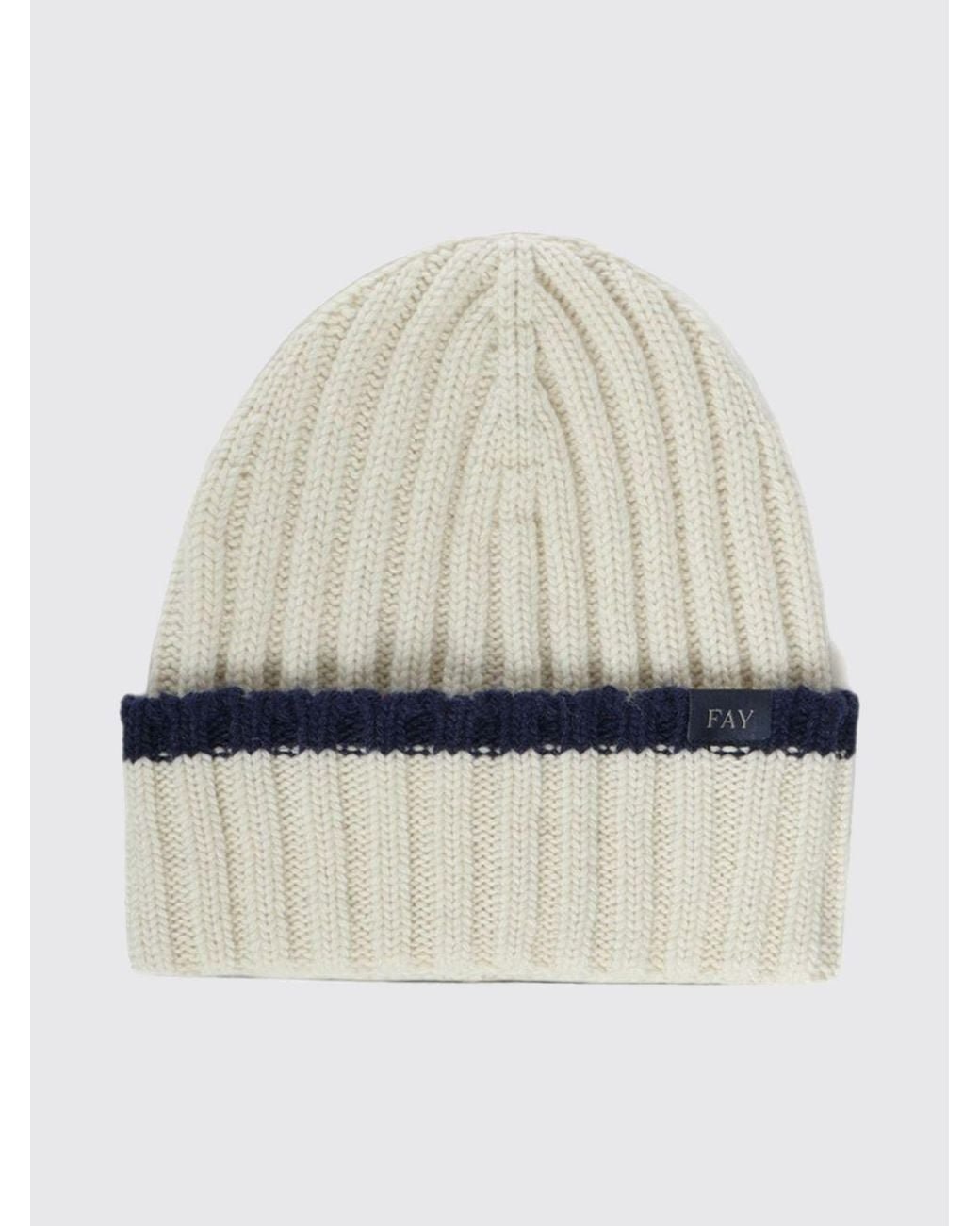 Fay White Hat for men