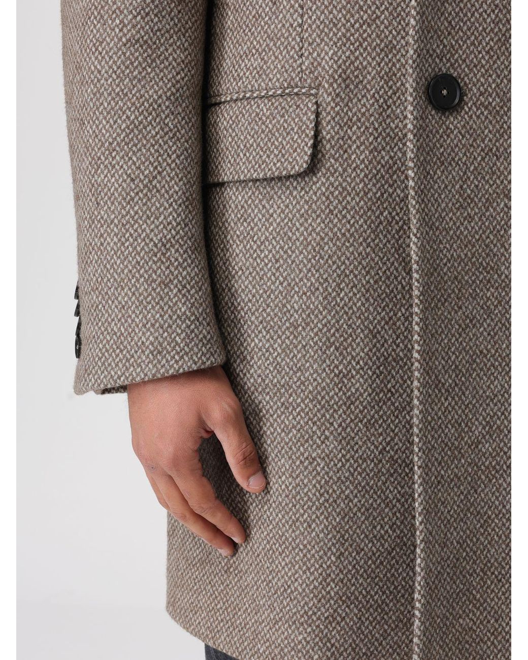 Zegna Gray Coat for men