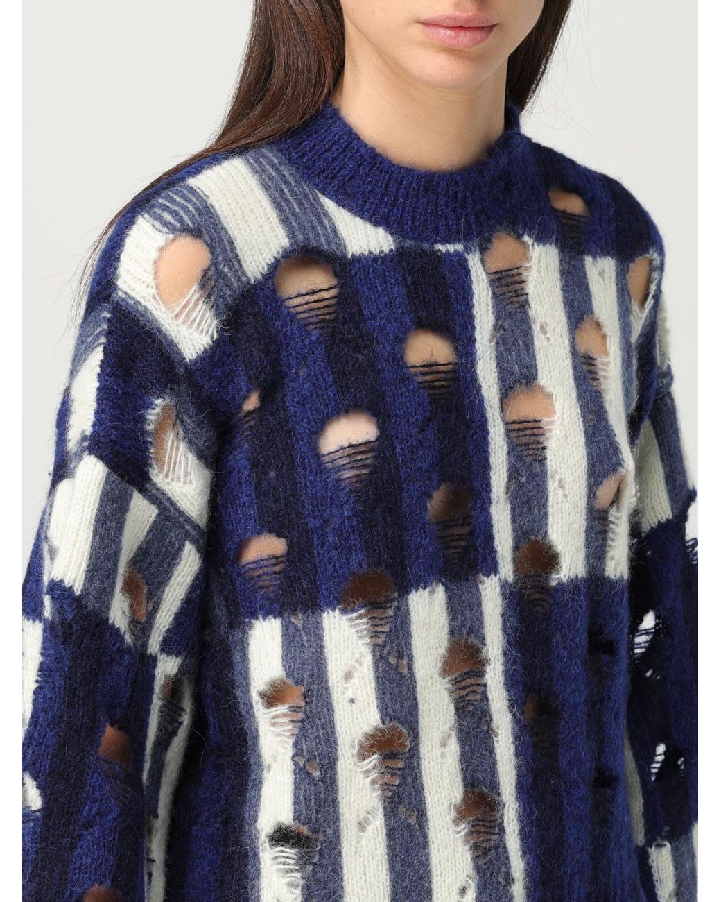 Off-White c/o Virgil Abloh Blue Sweater