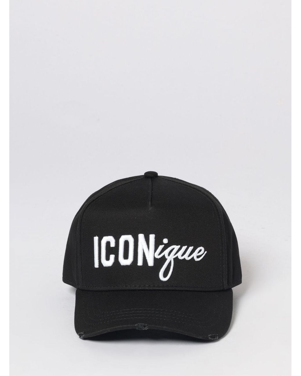 DSquared² Icon Logo Baumwoll-Baseballkappe in Black für Herren