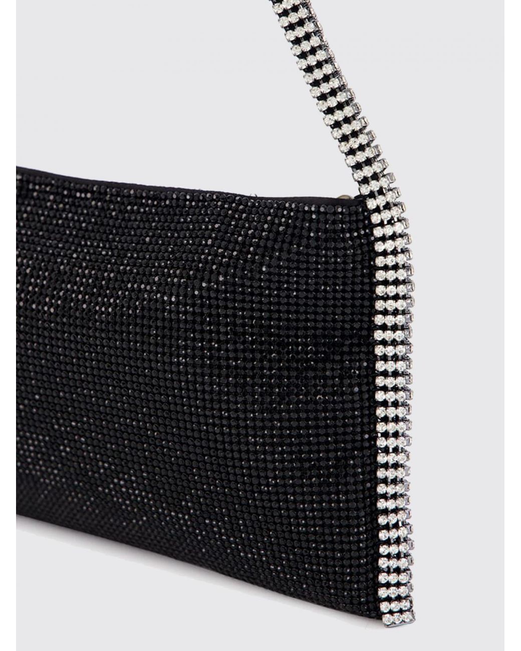 Benedetta Bruzziches White Your Best Friend Shoulder Bag With Crystals And Jewelled Handle