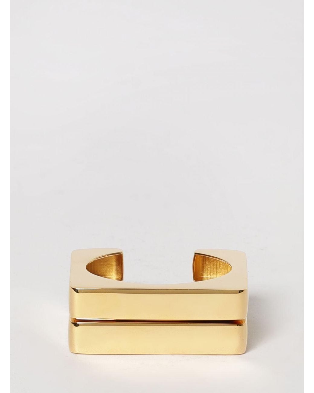 Elisabetta Franchi Natural Set Of 2 Brass Bracelets