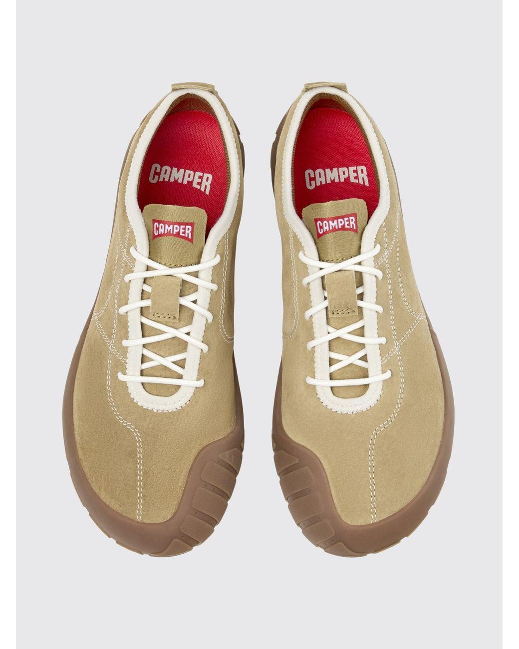Camper Brown Suede Peu Path+ Sneakers