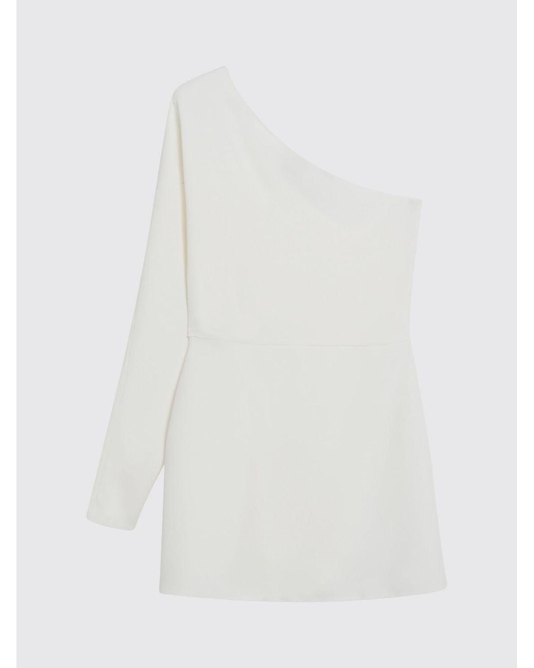 Valentino White Silk Single Breasted Top