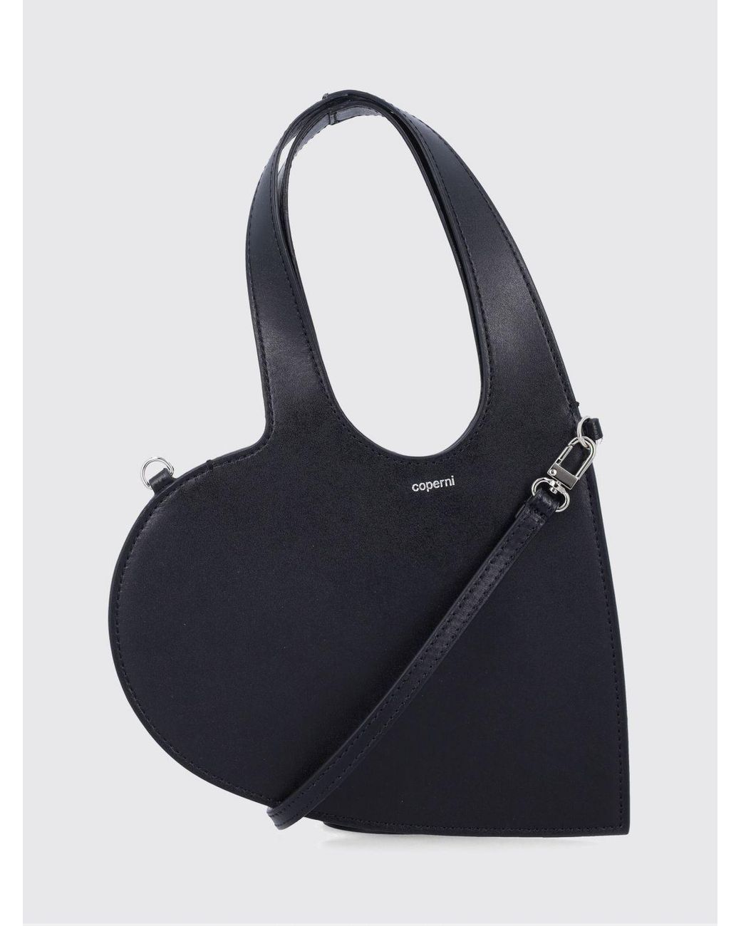 Coperni Blue Heart Leather Tote Bag
