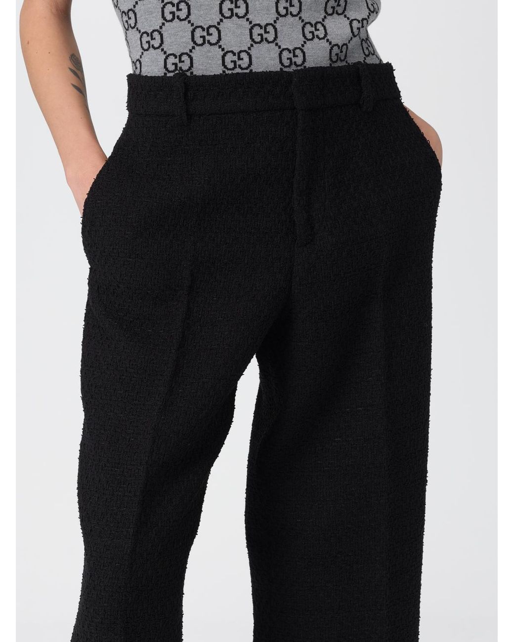 Gucci Black Trousers