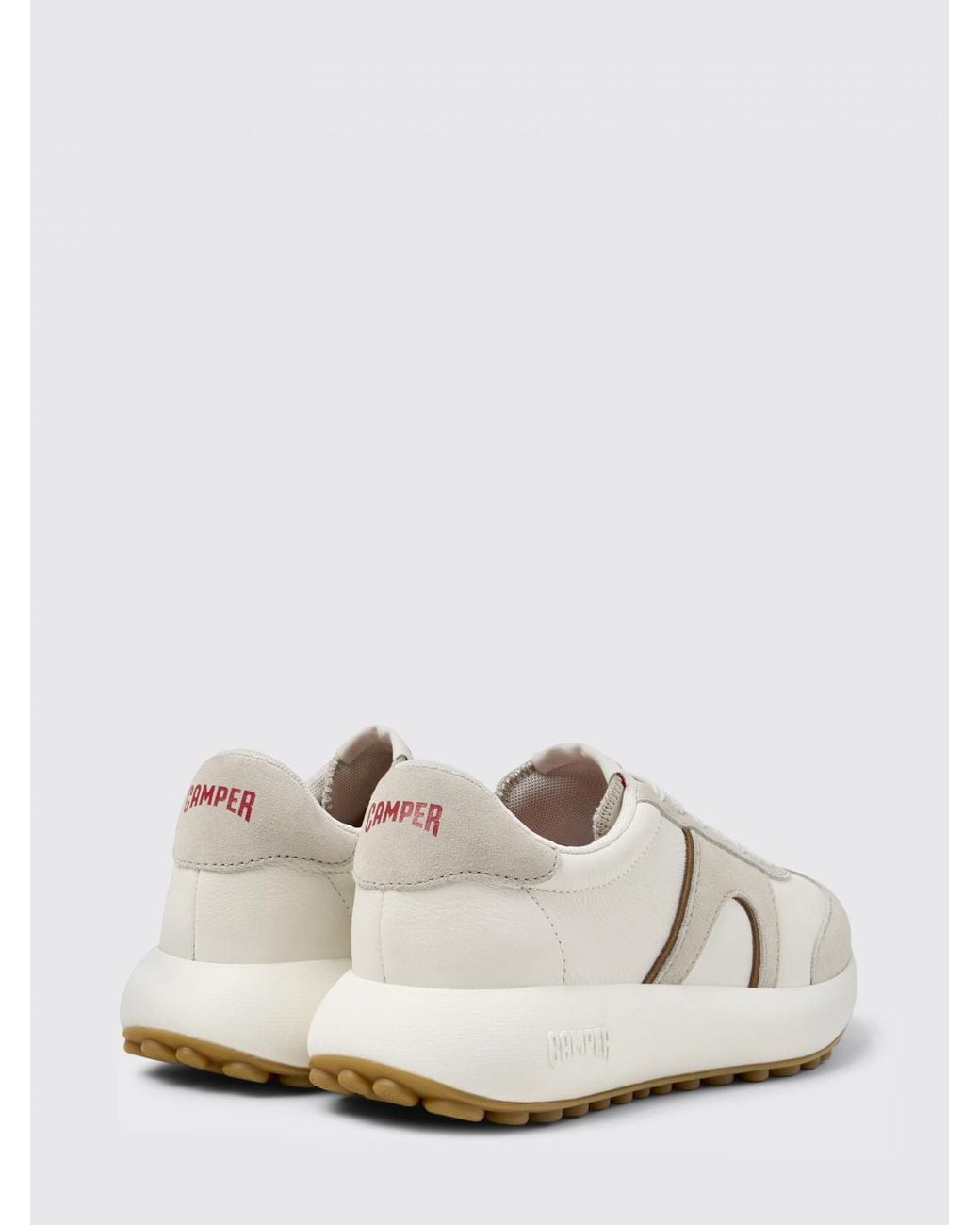 Camper White Pelotas Athens Leather Sneakers
