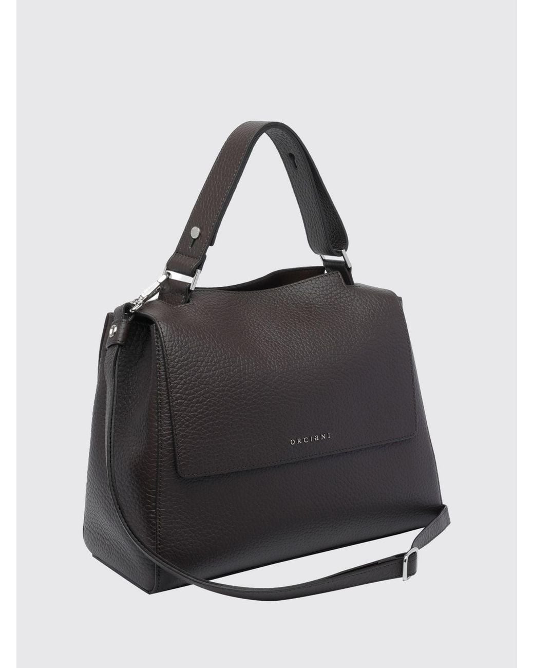 Orciani Black Sveva Medium Handbag