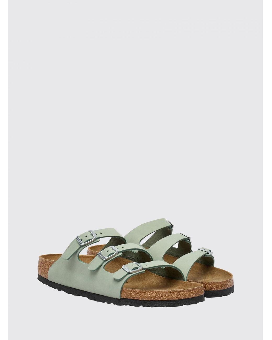 Birkenstock Green Florida Fresh Leather Sandal